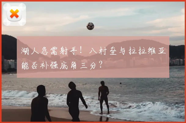 湖人急需射手！八村垒与拉拉维亚能否补强底角三分？